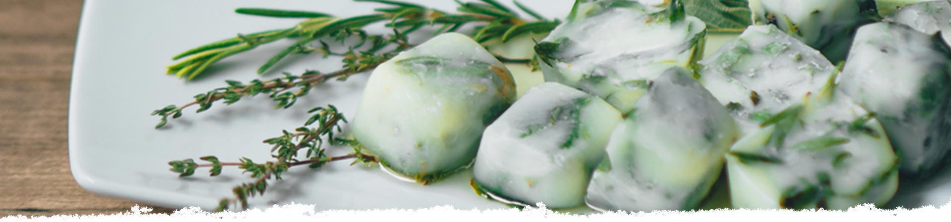 Olive Oil Ice Cubes