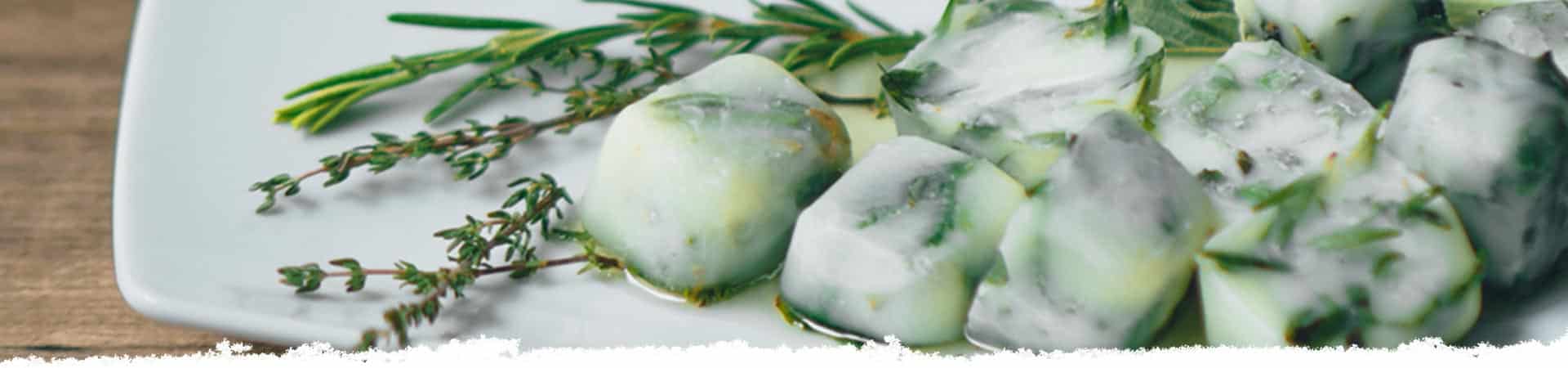 Olive Oil Ice Cubes