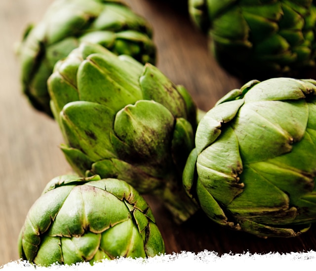 Squeaking artichokes