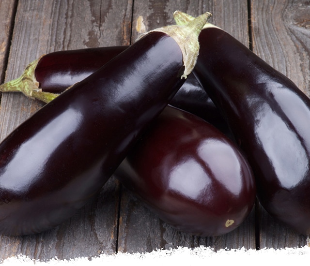 Selecting eggplant