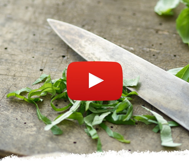 How to Chiffonade Basil