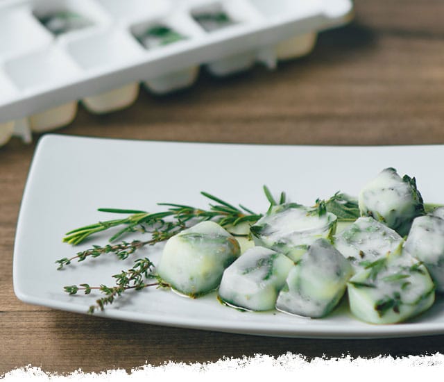 Olive Oil Ice Cubes