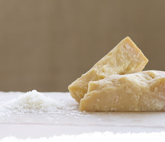 Grating Parmigiano Reggiano