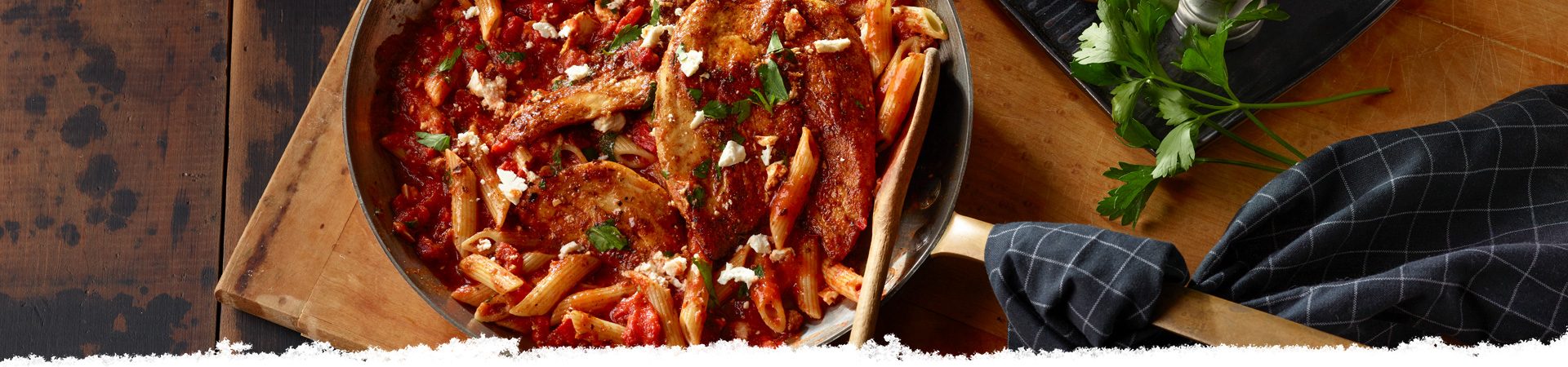 Romesco-Style Penne with Chicken