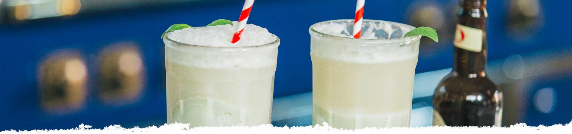 Basil Ice Cream Floats