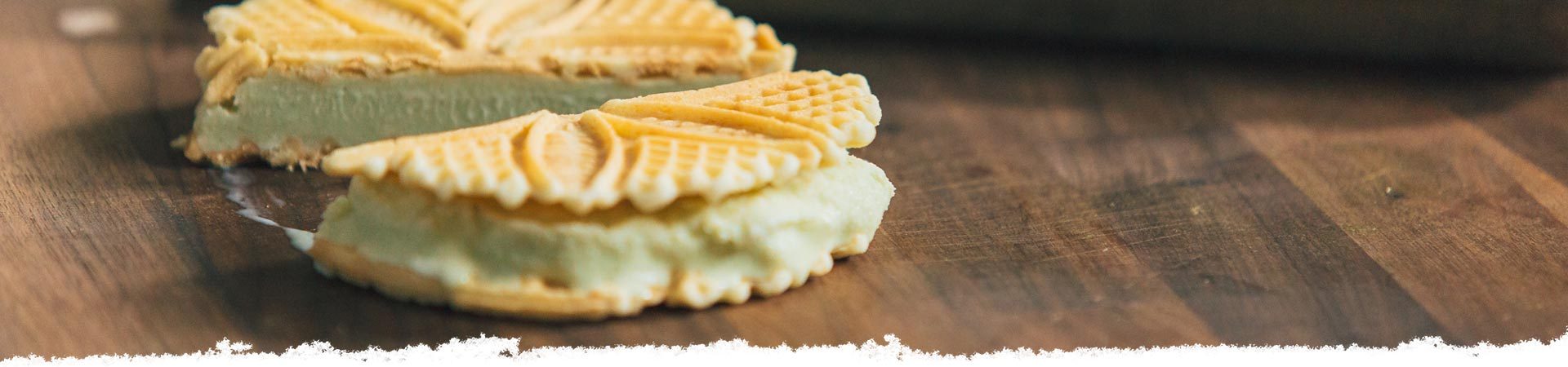 Basil Ice Cream Sandwiches