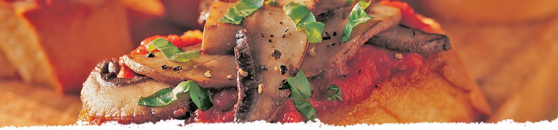 Bruschetta with Portobellos