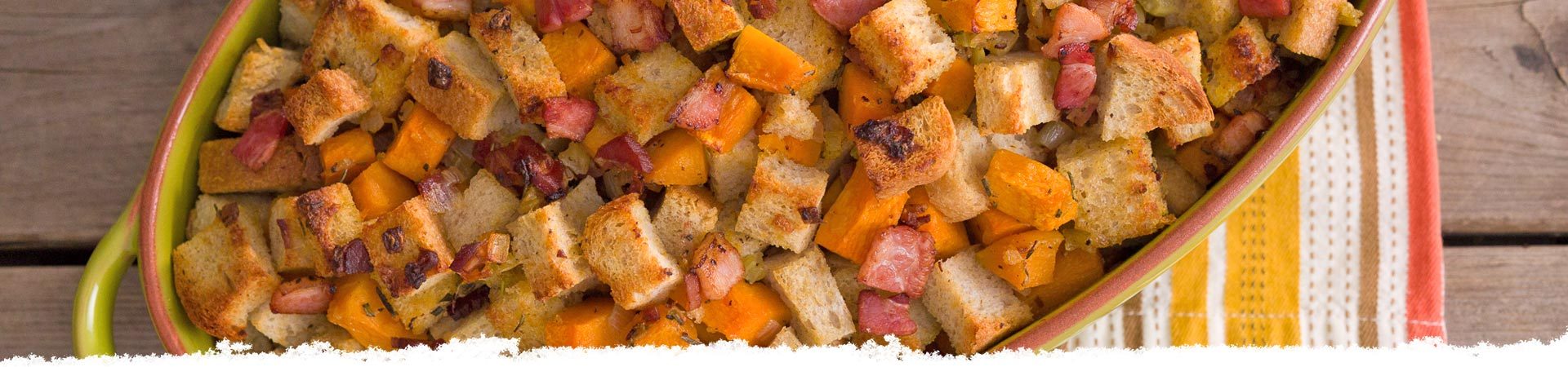 Butternut Squash and Pancetta Stuffing
