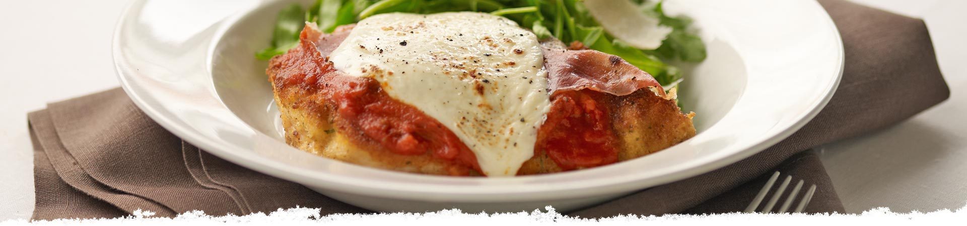 Chicken Parmesan with Caponata