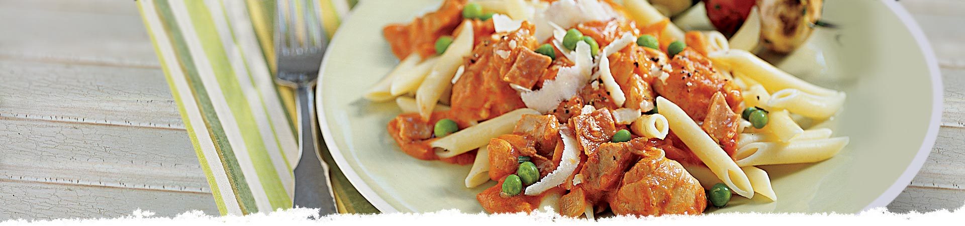 Chicken with Peas, Parmesan, & Prosciutto