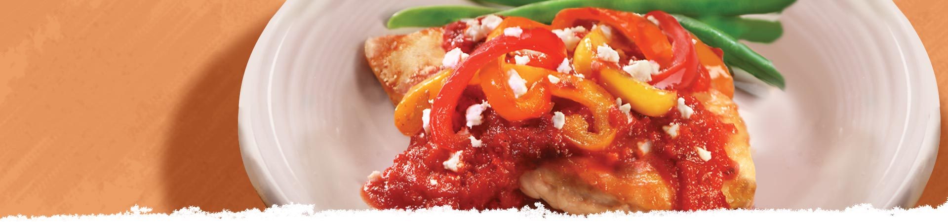 Chicken with Peppers & Goat Cheese