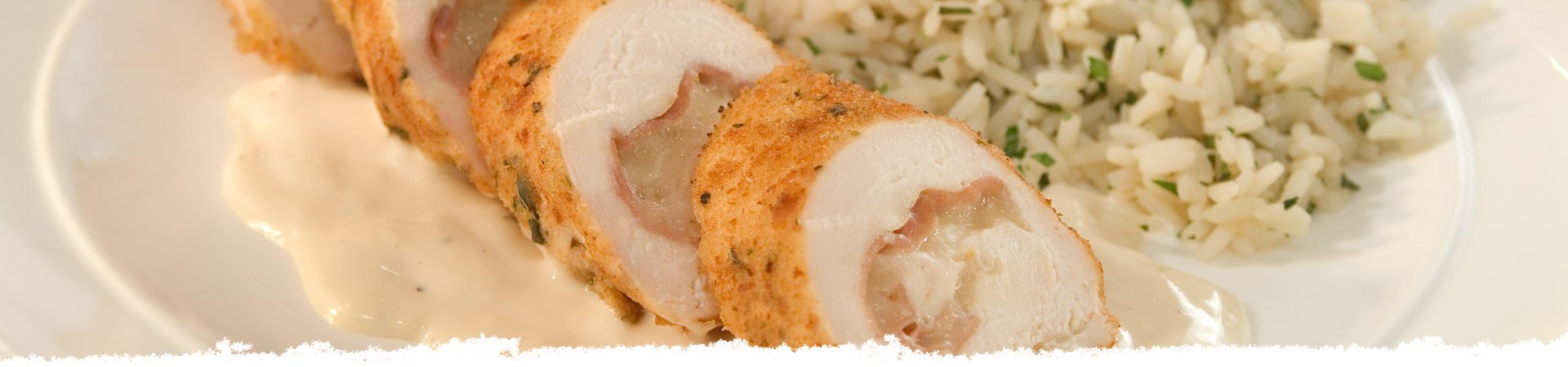 Chicken Rollatini Alfredo