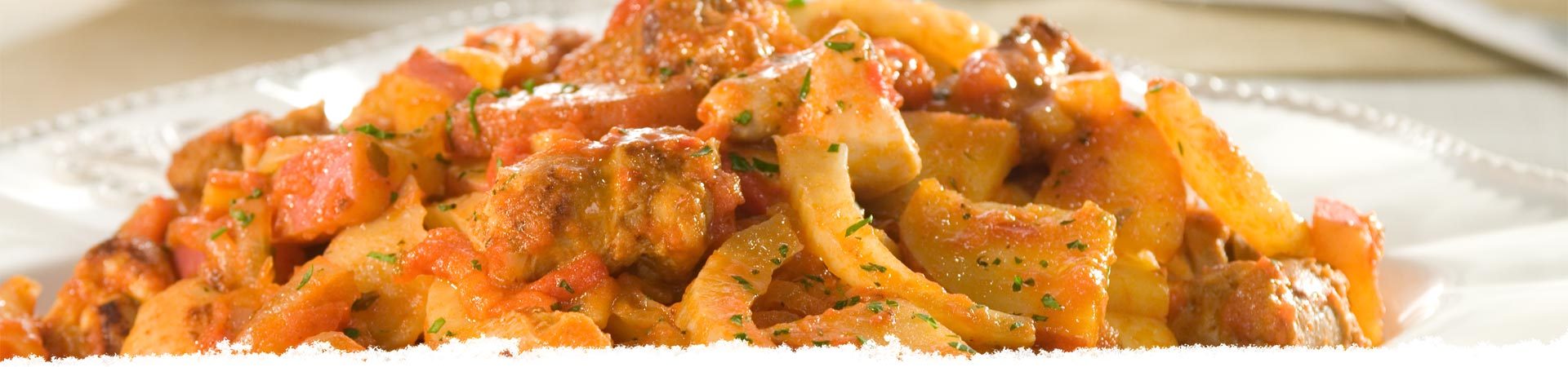 Chicken & Sausage Scarpariello Arrabbiata