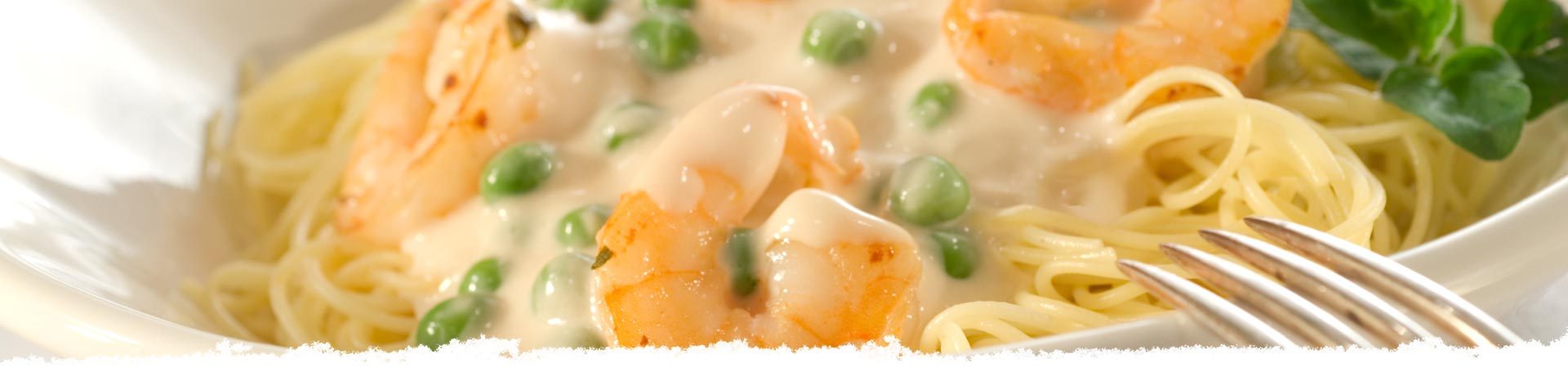 Creamy Garlic Shrimp With Angel Hair Pasta