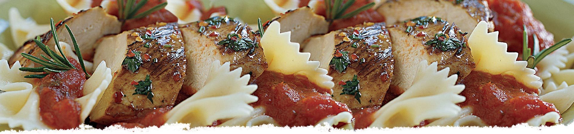 Farfalle with Herb-Marinated Grilled Chicken