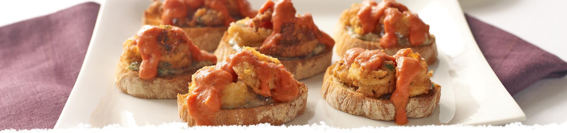 Fried Calamari Crostini