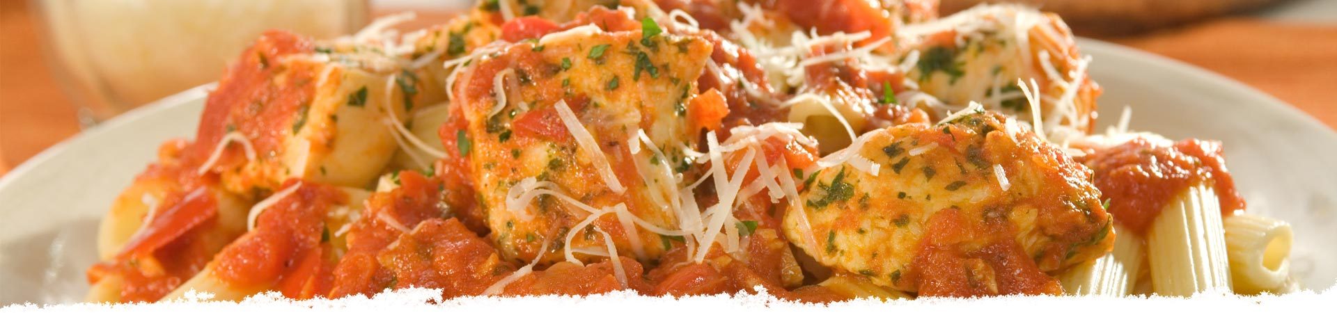 Garlic Chicken & Penne Arrabbiata