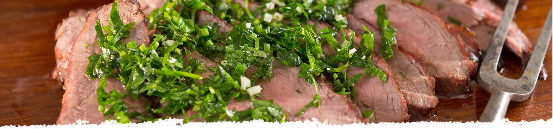 Grilled Flank Steak with Chimichurri