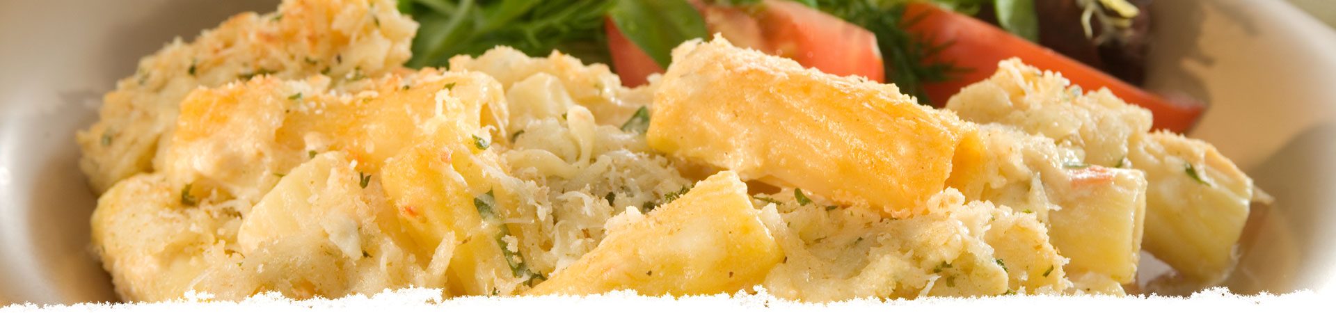 Oven-Baked Four Cheese Rigatoni Rosa