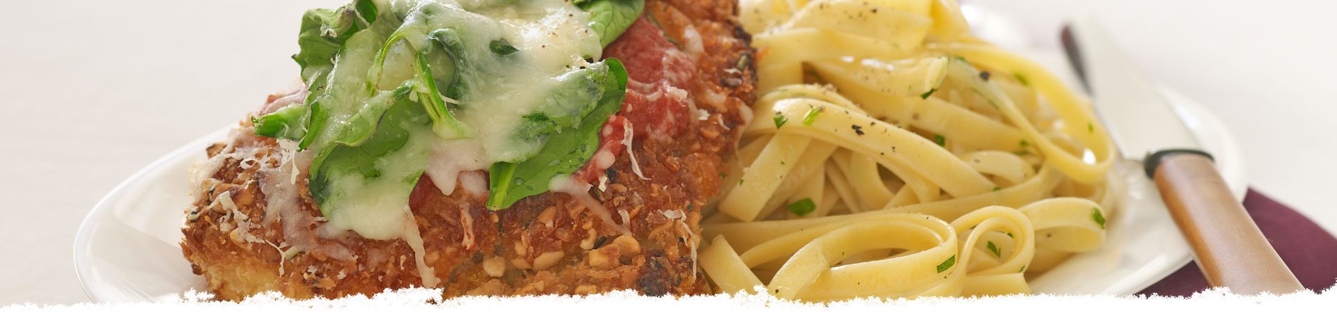 Pine Nut-Crusted Chicken Parmesan