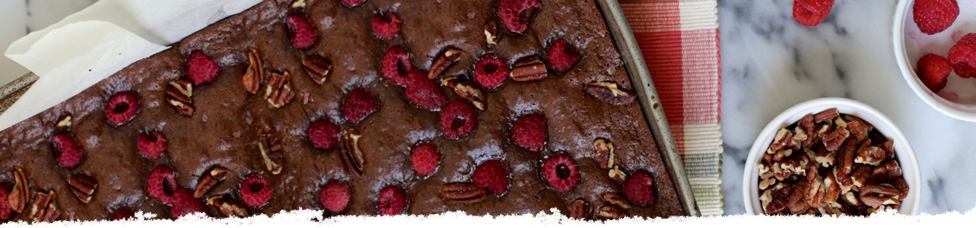 Raspberry and Sea Salt Brownies