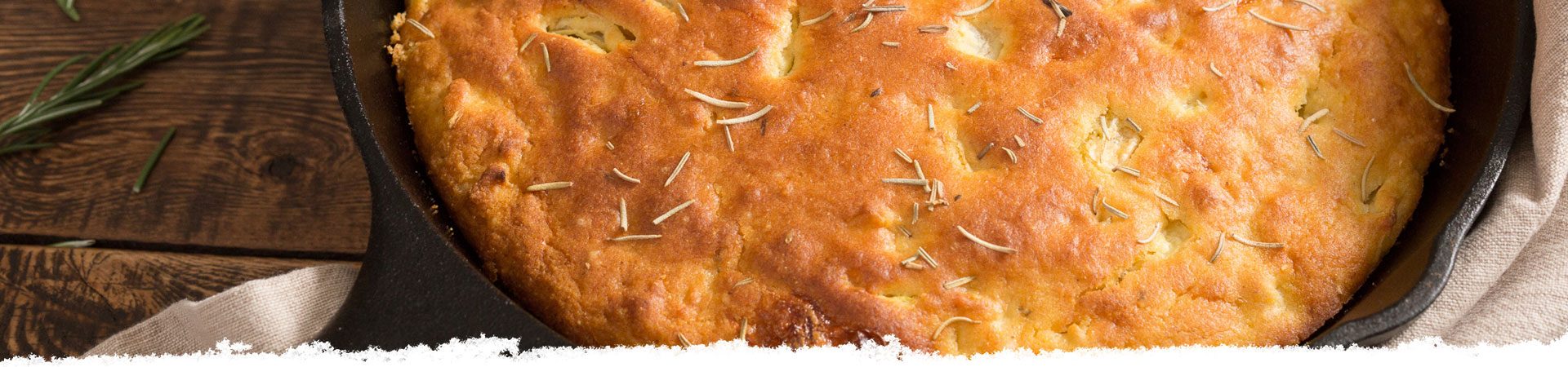 Rosemary Skillet Cornbread