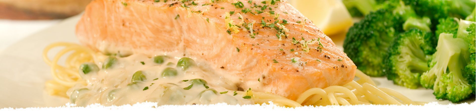 Salmon with Creamy Alfredo Sauce