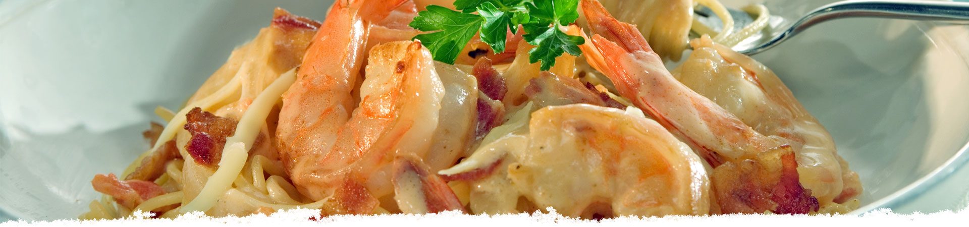 Shrimp Rosa with Bacon