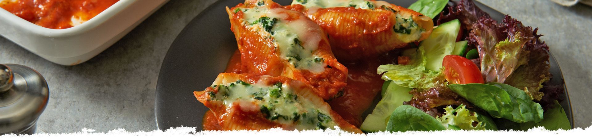 Spinach & Sundried Tomato Porcini Stuffed Shells