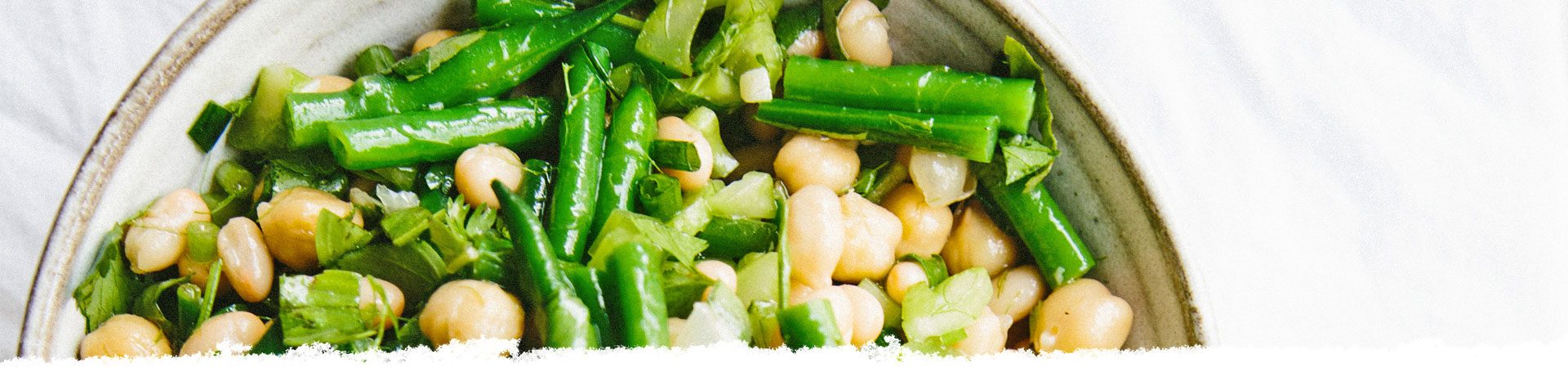 Three Bean Salad with Fennel, Tomatoes and Fresh Herbs