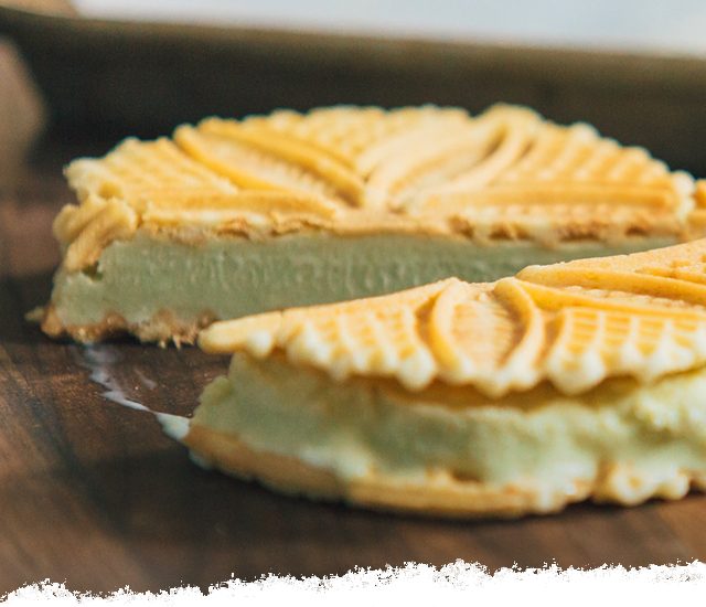 Basil Ice Cream Sandwiches
