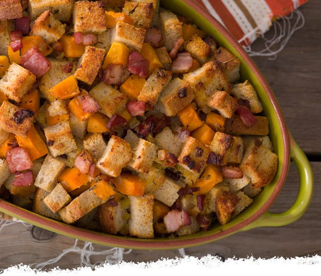 Butternut Squash and Pancetta Stuffing