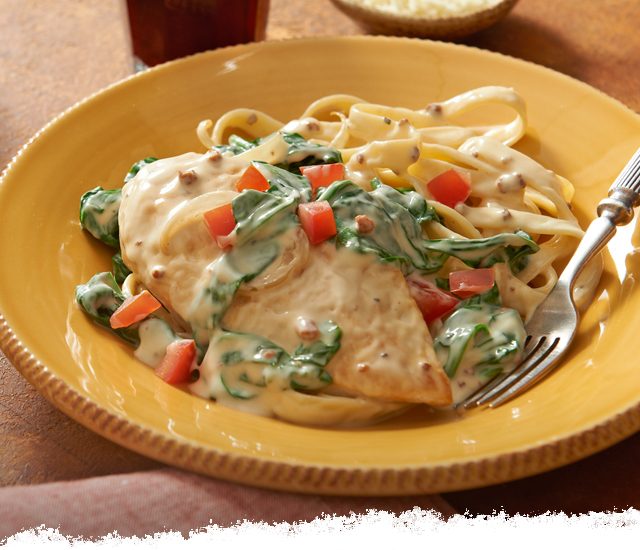 Chicken Florentine Carbonara