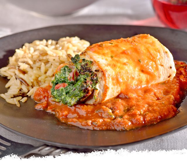 Chicken Florentine in Marinara Sauce