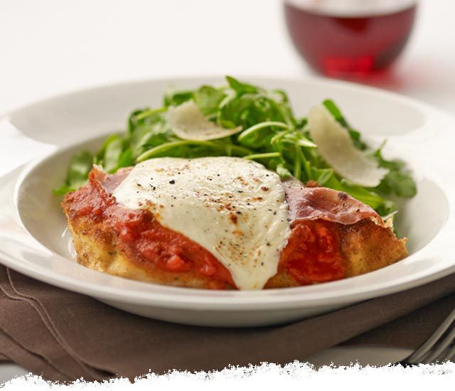 Chicken Parmesan with Caponata
