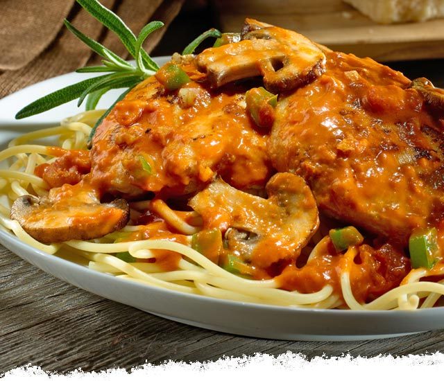 Chicken Vodka Cacciatore