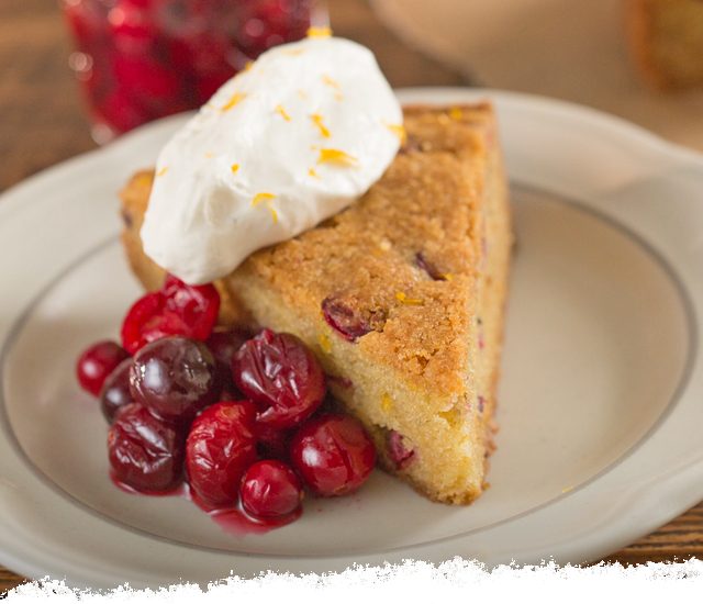 Cranberry Orange Olive Oil Cake