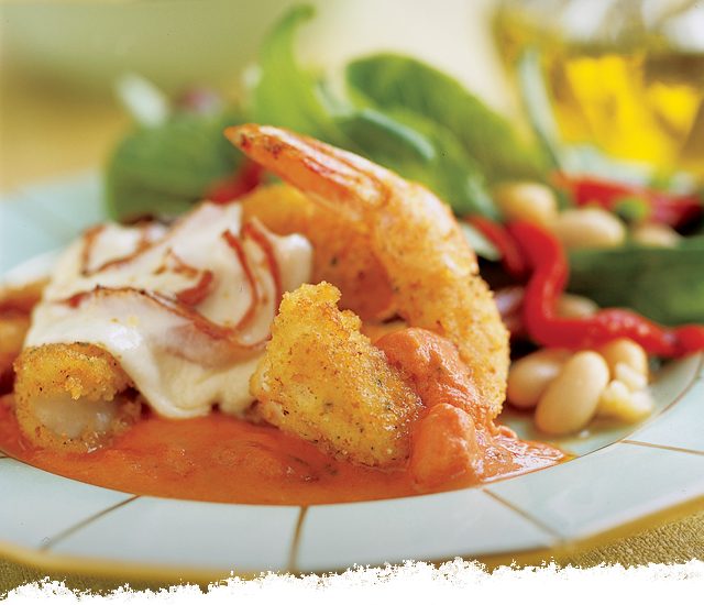 Elegant Shrimp Parmesan