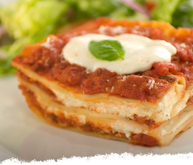 Hearty Bertolli Lasagna