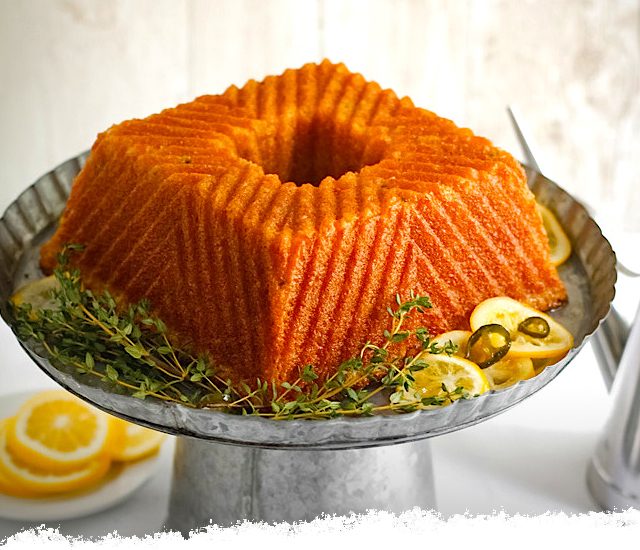 Olive Oil Jalapeno Cornmeal Cake