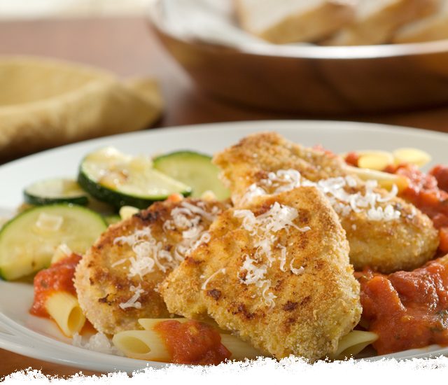 Pork Cutlets Parmigiana