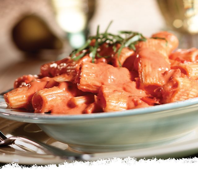 Rigatoni in Vodka Sauce