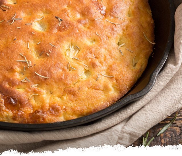 Rosemary Skillet Cornbread