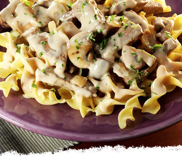 Slow Cooker Beef Stroganoff