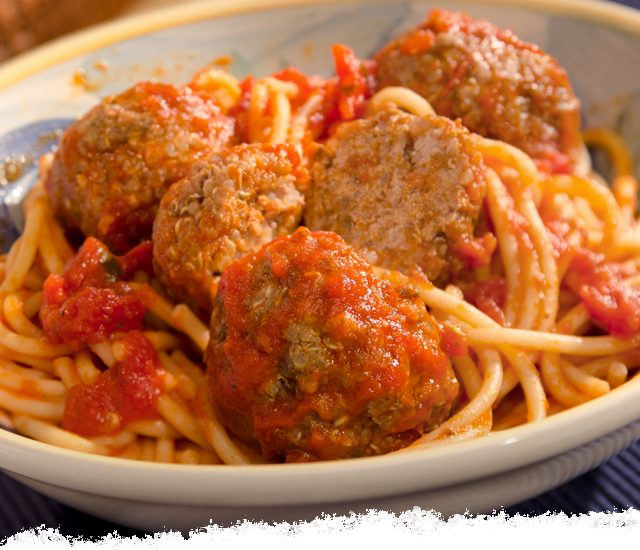Spaghetti & Quinoa Meatballs