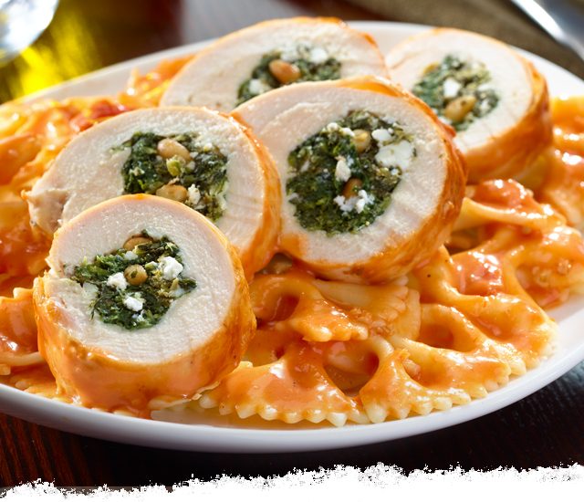 Spinach-Stuffed Chicken Alla Vodka