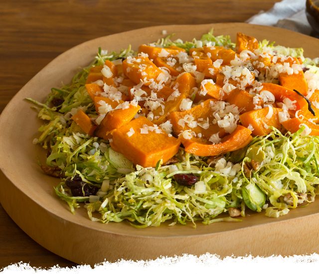Squash and Sprouts Salad