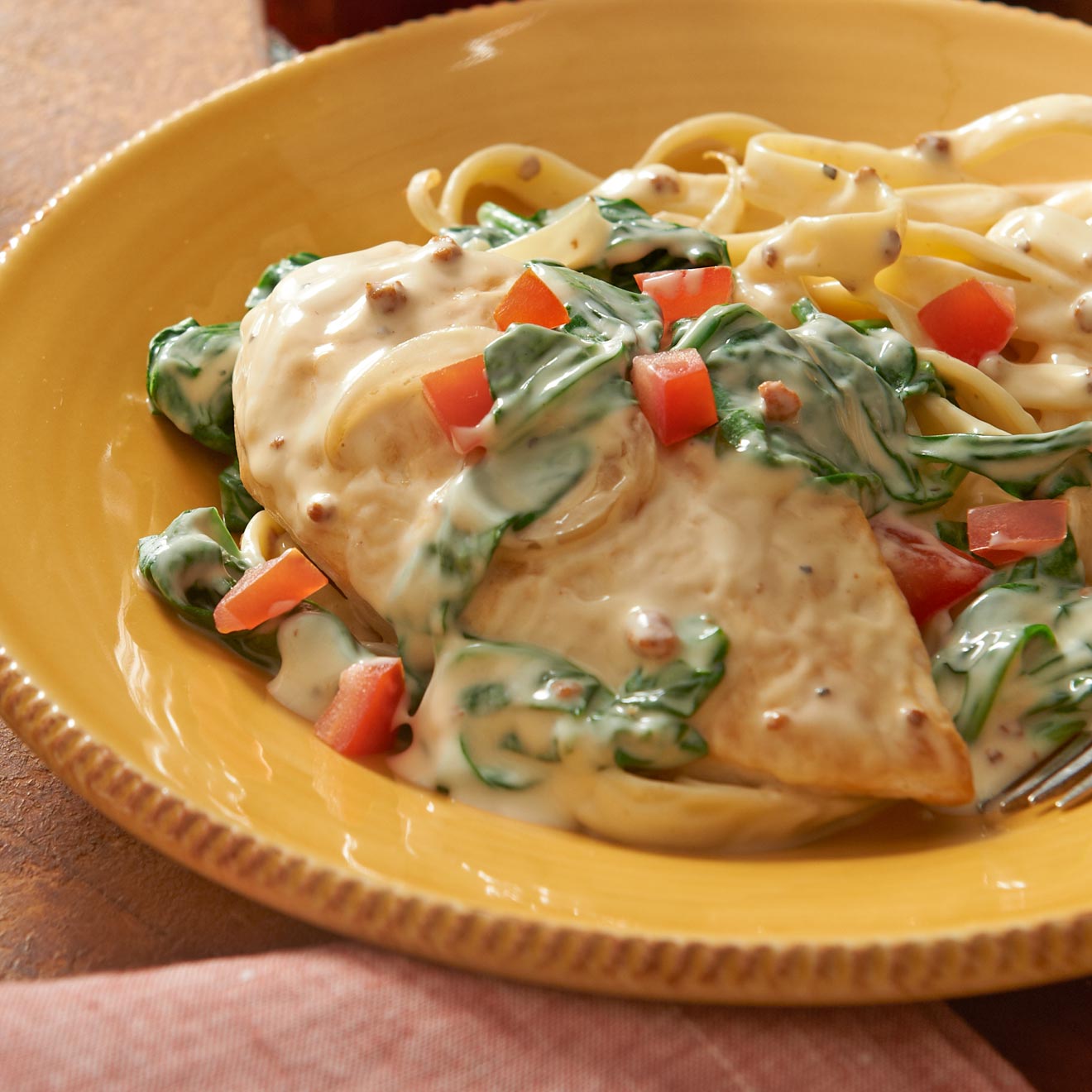 Chicken Florentine Carbonara - Bertolli