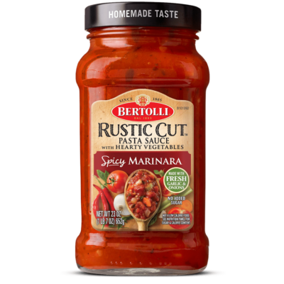 Garlic Chicken Penne Pasta With Spicy Marinara Recipe Bertolli