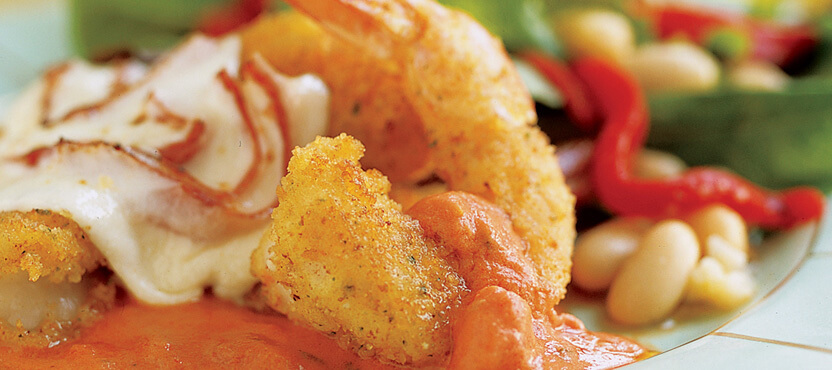 Elegant Shrimp Parmesan